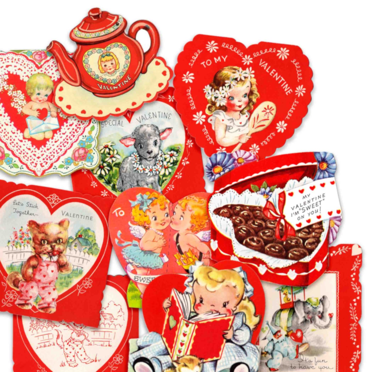 All Retro Valentine's Day Stickers - Individual Options – Peach Tree Design  Shop