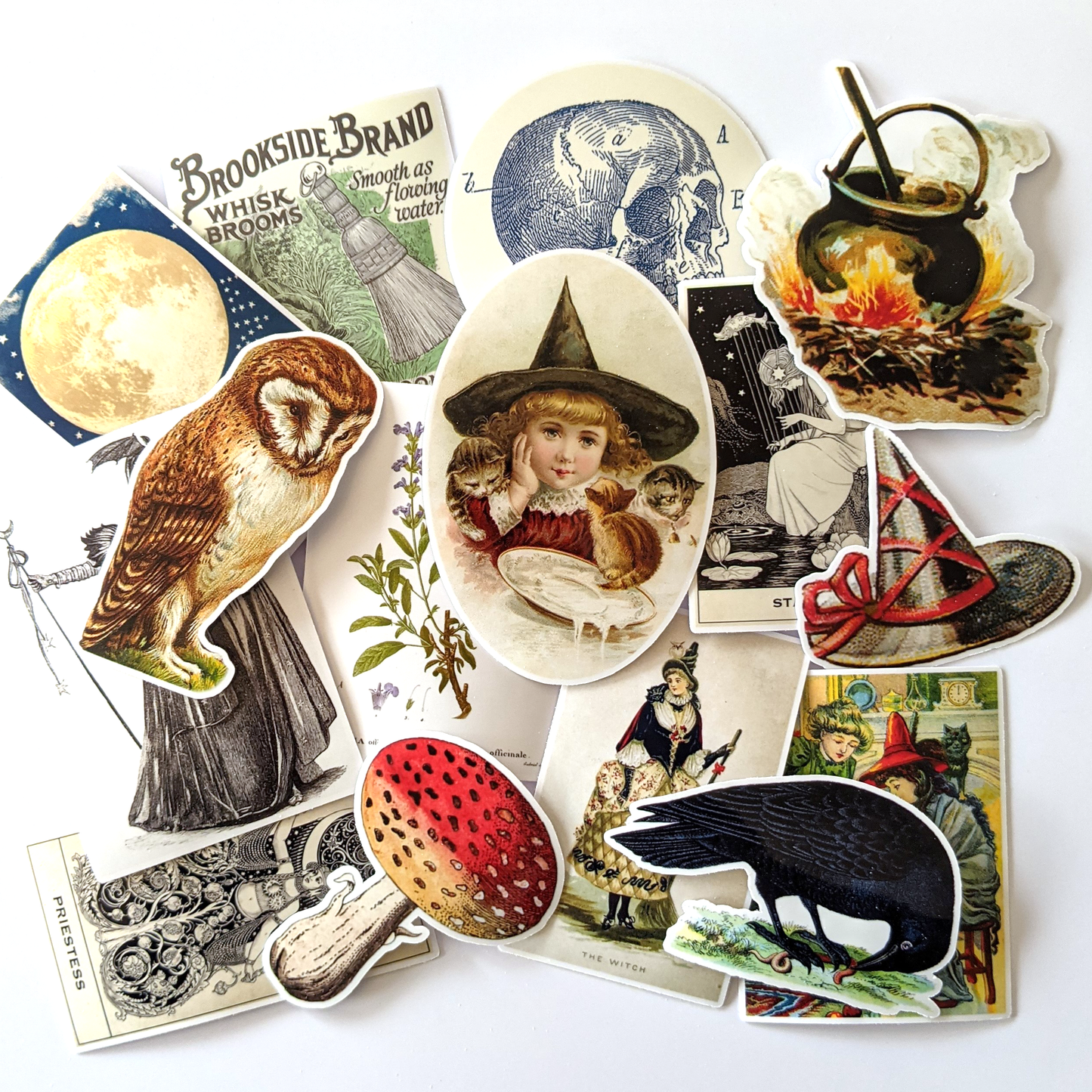 Victorian Witch Sticker Pack