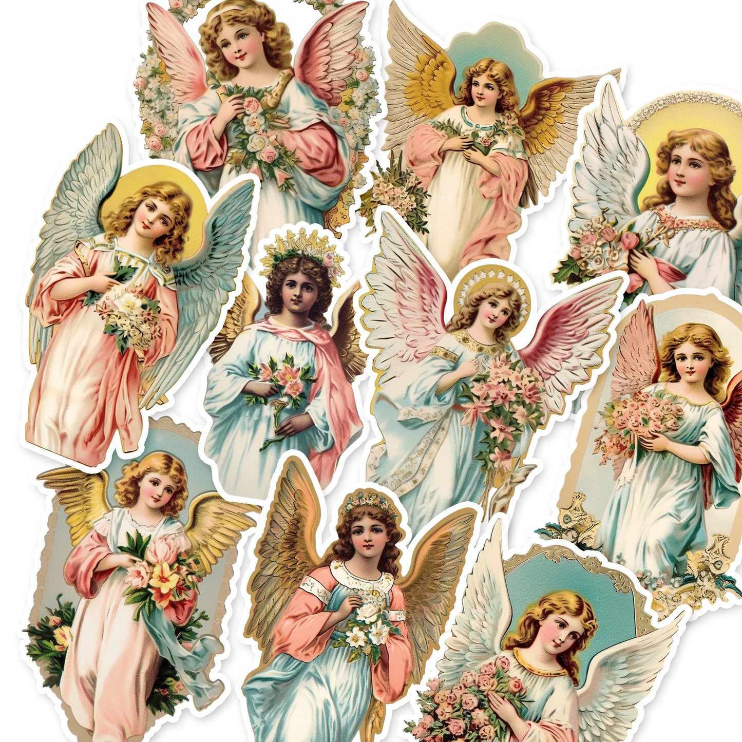Victorian Angel Sticker Pack