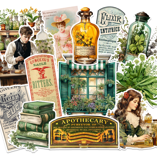 Victorian Apothecary Sticker Pack
