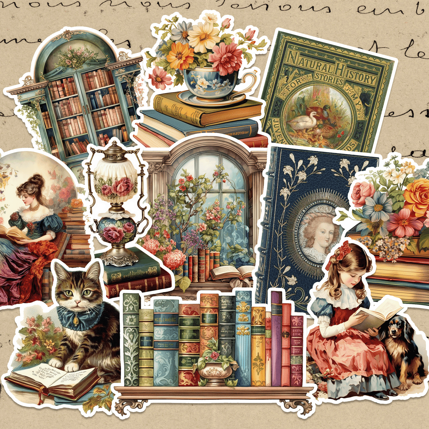 In the Victorian Library Stickers