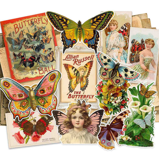 Victorian Butterfly Sticker Pack