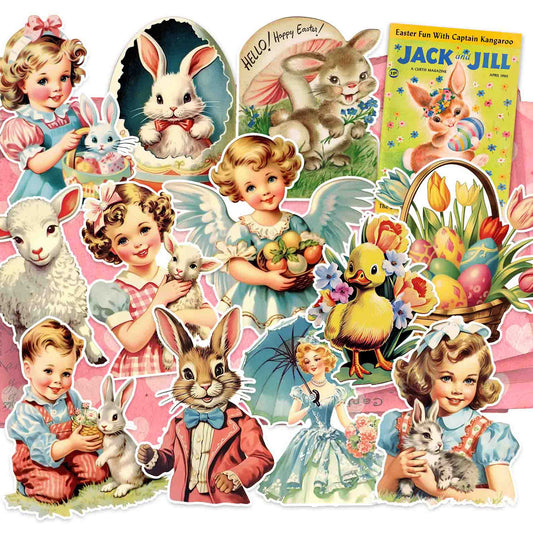 Vintage Easter Sticker Pack