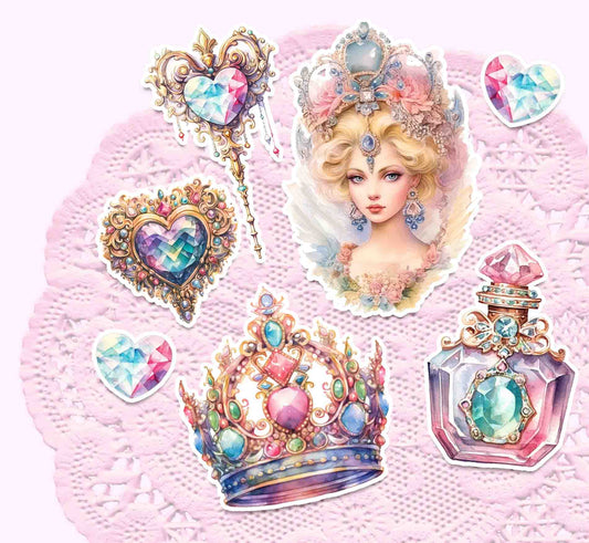 Vintage Princess Mini Sticker Pack