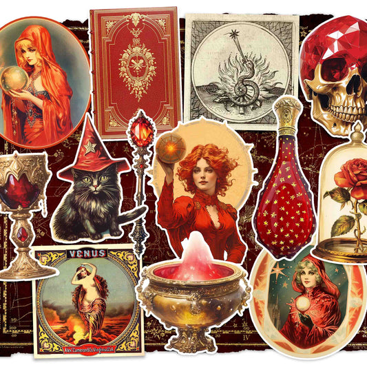 Scarlet Sorceress Sticker Pack