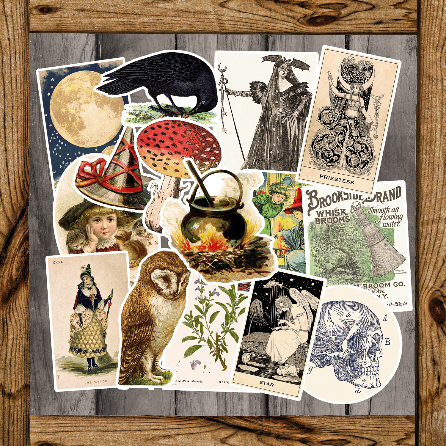 Victorian Garden Sticker Pack – Cherry Moon Factory