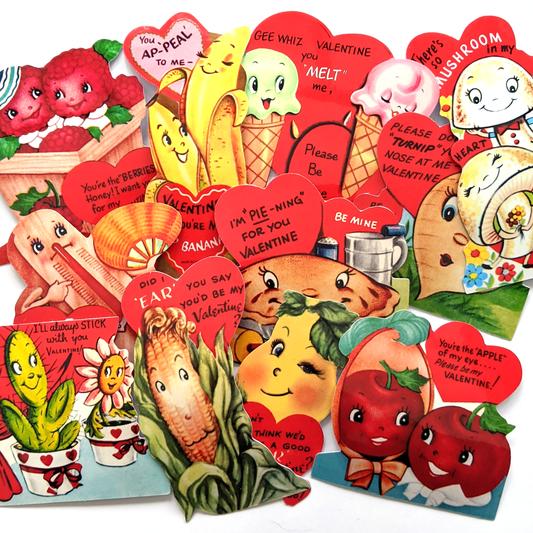 Retro Valentines Sticker Pack