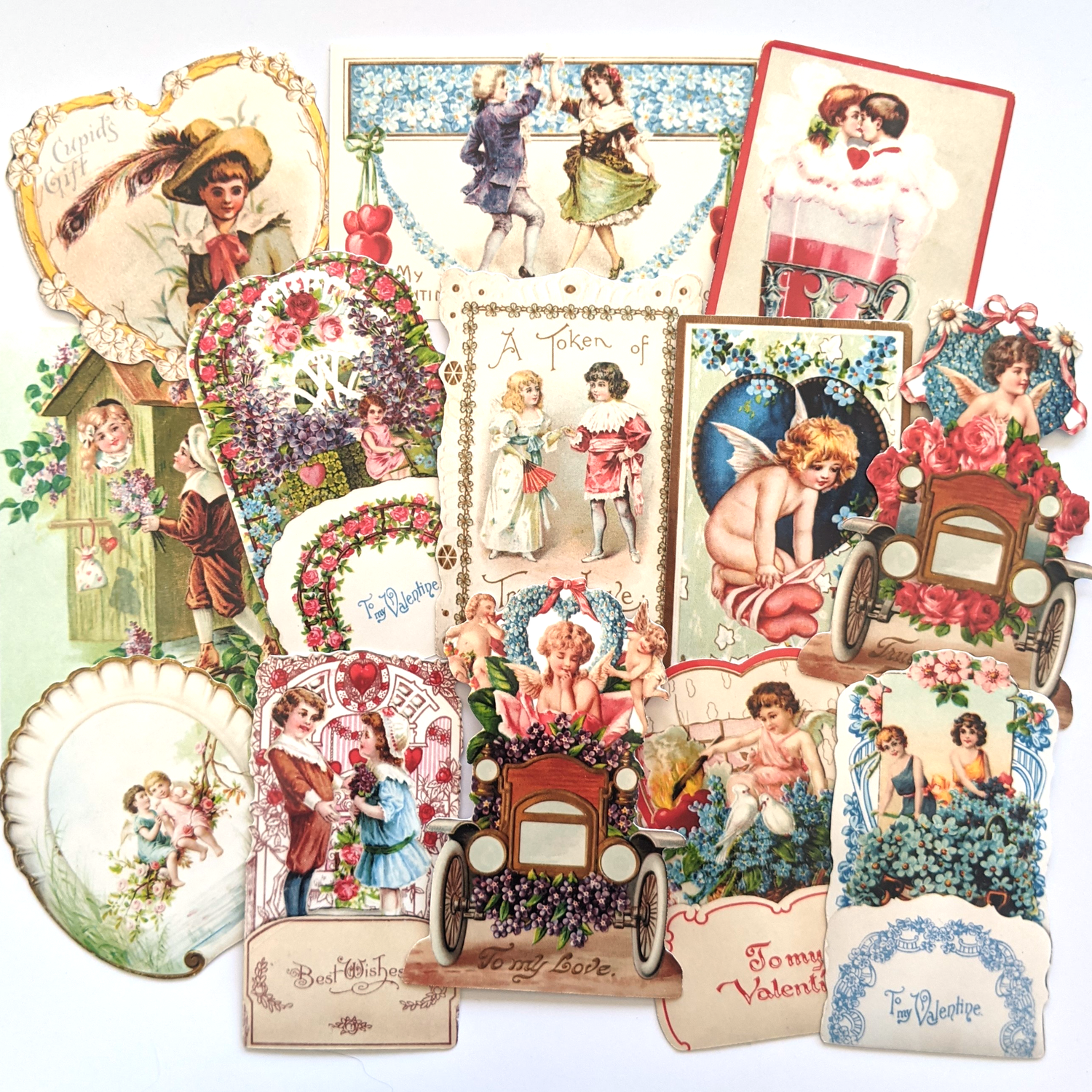 Victorian Valentine Stickers Pack – Cherry Moon Factory