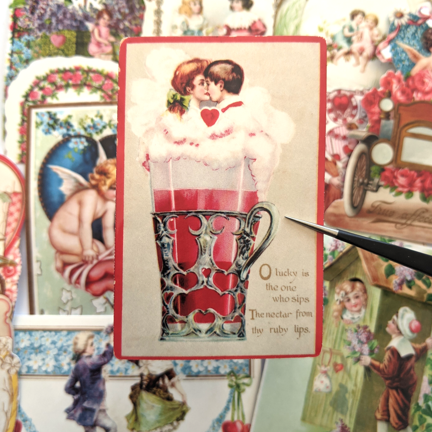 Victorian Valentine Stickers Pack