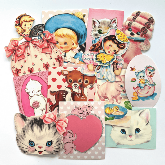 Vintage Pink Stickers Pack