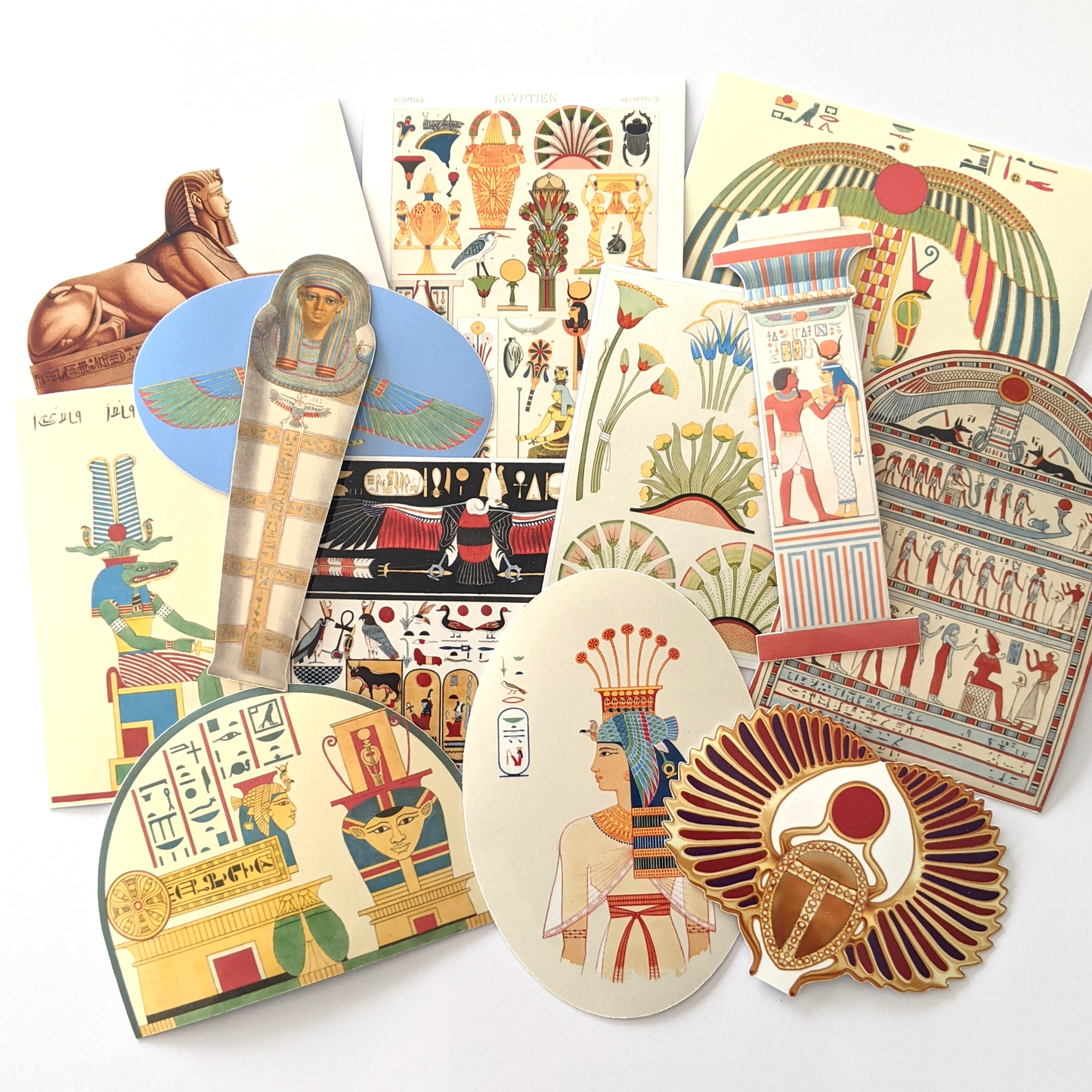 Ancient Egyptian Art Stickers Pack